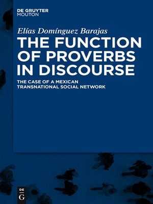 cover image of The Function of Proverbs in Discourse